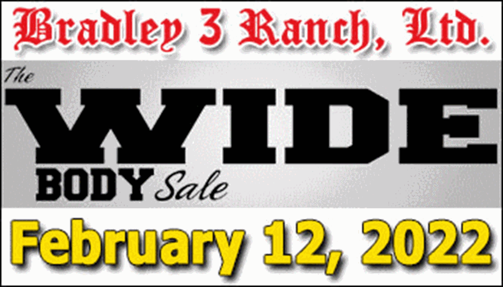 SS-Bradley 3 Ranch Wide Body Sale-02-12-2022